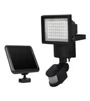 LED LED LED Solar Flood Light Light Outdoor Security Pir Motion Sensor 60 LEDS Garden Path Wall Lamp9505019