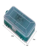 Caja de herramientas de plástico de doblaje multifunción Anillo de contenedor de joyería portátil Piezas electrónicas Beads Tornillo de almacenamiento Caja de almacenamiento3397269