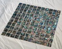 Madre de perla Mosaico Mosaico Color verde natural Abalone para la columna de techo de pared Usado mosaico de borde MS1001211995