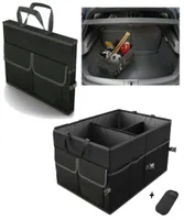 Organisateur de cargaison de coffre pliant Caddy Storage Collapsus Bo￮tes poubelle pour le camion de voiture SUV3682001