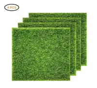 Yapay bitki duvar çim panelleri çit ev bahçe zemin dekor yeşil halı çim orman parti malzemeleri sahte mat dekoratif fl4555630
