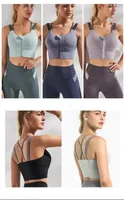 Lu Bra Align Enell Sports Bra Yoga Sport High Impact Fitness Seamless Top Hym Women Active Wear Workout Vest 상단 같은 스타일 2022 Hot Sell
