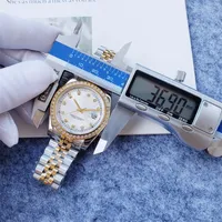 Leisure calendar automatic machine women&#039;s watch waterproof sapphire 37MM diamond dial montre de luxe Iced Out Watch