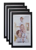 Giftgarden 8x10 Wooden Picture Frame Set For Decoration Wall Po Frame Black Home Decoration Accessories PVC Front Set of 47307953