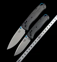 Benchmade 533 Mini Bugout AXIS Folding Knife 282 S90V Blade Carbon Fiber Handles Outdoor Camping Hunting Pocket Tactical Self Def3352721
