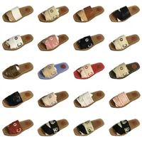5A Slipper Sandal Shoe Slide Slippers Designer Mens Womens Woody Flat Mule Canvas White Black Grey Green Soft Pink Sail Navy Blue C5 Men Women Casual Shoes