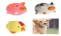 Pet Squeak Toys Cats Dogs Balls Cute Pig Cow Chicken Squeaker Latex Chew Bite Teeth Cleaning Pet Supplies C428887349