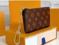 2023 Damen Brieftaschen Männer Frauen Key Wallets Designer Mode -Münzholzkartenhalter PU Leder Reißverschluss Bag Accessoires M62650