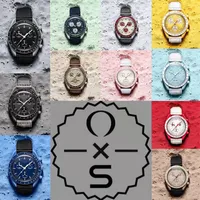 Planeta biocer￡mico Mensificaci￳n Mens Watches Full Full Quarz Chronograph Watch Mission to Mercury 42 mm Nylon Luxury Watch Limited Wall Winter