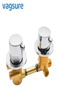 234Ways Output Brass Mixing Valve Thermostatic Shower Faucets Temperature Mixer Control Tap Bathtub Faucets Bathroom7081691