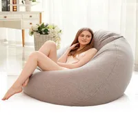 Bean Bag Sofa Cover Lounger Chair Sofa Seat Living Room Furniture Without Filler Beanbag Sofa Bed Pouf Puff Couch Lazy Tatami CJ196601153