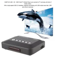 HDD Player Port 1080P Media player TV Videos for SD RMVB MP3 Multi USB MI compatible Box 221111
