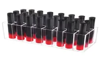 Acryllipglosshalter 24 Slots Lipstick Box Display Stand Sundry Storage Box Cosmetic Makeup Organizer Desktop Speicher Case5107056