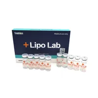 Lipo Lab PPC V Line -Lösung 10 Fläschchen Lipolab 10 ml für Kinn und Körper Aqualyx