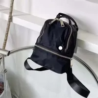 Bolsas de diseñador Lu Mini Estudiantes de color sólido Simple Campus Bolsas al aire libre Adolescente Mochila mochila Tendencia coreana con mochilas Bolsa de viaje de ocio