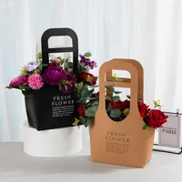 Hediye Sargısı 20pieces Çiçek Gül Sarma Kutusu Sevgililer Günü Düğün Dekor Ambalaj Buket Paketi Kılıfları Bag Casamento Dec