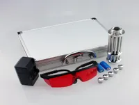Hochqualit￤t 450nm 5in1 Superblau Laserzeiger Taschenlampe Einstellbarer Fokus -Laserpointer mit 5 Caps Ladeger￤t Metallbox 2664978