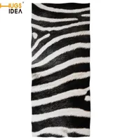 HUGSIDEA Leopard Print ZebrapythonTigergiraffe Animal Fur Beach Microfiber Bath QuickDry Handface Towel Blanket Y2004294036915