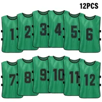 Outdoor TShirts 612 PCS Adults Soccer Pinnies Quick Drying Football Team Jerseys Sports Soccer Team Training Numbered Bibs Practice Sports Vest 221102