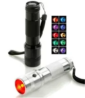 Colorshine LED RGB Renk Değiştiren Meşale Flashlight3W Alüminyum Alaşım RGB Edison Çok Renkli LED FLANDIGHT RAINBOW ROYSLAR8210096