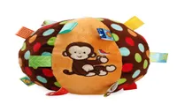 Baby Hand Cloth Ball Plush Toys Lathe Hanging Toys Handbell Newborn Colorful Soft Hand Grasp Rattle Pacify Ball1393750