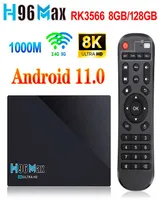 H96 MAX 3566 TV Box Android 11 8G 64G 8GB 128GB Rockchip RK3566 Support 24G 5G Wifi 8K 24fps 4K H96Max Media Player 4G 32G5724648