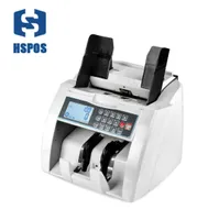 HSPOS HS920 Registamiento de efectivo multicurrés automático Contador de contadores de contador Contador LCD Máquina de pantalla LCD para Euro U.A.