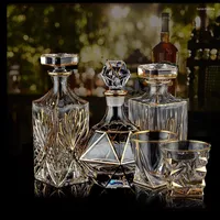 Flasks à hip Whisky Glass Bar Meubels set Luxur