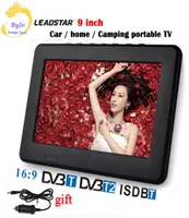 LeadStar D9 LED TV Portable Digital TV Player 9 بوصة DVBT2 DVBT TANALOG All In One Mini TV LED Display Record Program