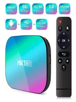 Caixa HK1 Android 90 Smart TV Box AmLogic S905X3 Set Topbox 4 GB RAM 32 GB 64GB 128GB ROM 24G5G WIFI 1000M BT40 8K Media Player7523191