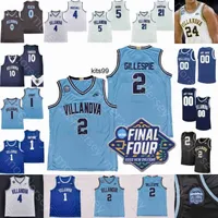 2022 Final Four 4 Villanova Wildcats كرة السلة Jersey College Caleb Daniels Eric Dixon Brandon Slater Longino Lowry Gillespie Mark