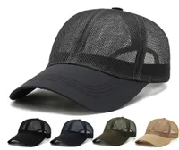 2022 Beyzbol Kapağı Erkekler Yaz Güneş Şapkası Kadınlar Zirve Kapak Nefes Alabilir Mesh Caps Erkekler Unisex Dış Mekan Şapkaları Casquette Homme Gorras Hombre4460332