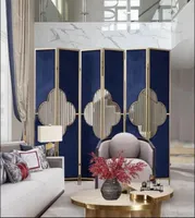Folding screen foldable movable partition Room Dividers small family bedroom shelter household screens8296999