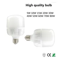 Bulb E27 B22 No Flicker LED Lamp 5W 10W 15W 20W 30W 40W 50W 60W Bomlillas Ampoule Blub 220V For Indoor Home Table