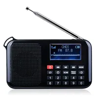 Radio EONKO L388 Solar FM Radio with TF USB AUX LCD Screen Display Lyric Power Bank 221114