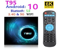 T95 Smart TV Box Android 10 4K 6K 4G 32GB 64GB 24G 5G WiFi Bluetooth 50 Quad Core Settop Box Player 8744184