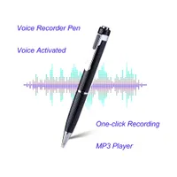 Gravador de voz digital Gravador de voz digital Pen Voice Ativado Recording de áudio portátil 8G16G32G64G USB Flash Driver MP3 Player Dictaphon 221114