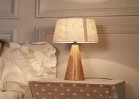 Lampada da tavolo in legno massimalista nordico E27 soggiorno camera da letto letto caldo piccolo scrivania LR0108115413