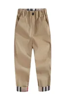 Tendencia de la moda Spring Ni￱os Ni￱os Pantalones a cuadros Pantalones a cuadros Investibles para ni￱os Oto￱o Ni para ni￱os Ropa de alta calidad Baby Baby Sports pantalones 4164968