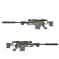 M200 Paper Toy Gun Model Escala 11 Kits de bricolaje 3D Rifle Sniper Rifle Military Blaster Puzzle para niños Adultos Cosplay Props Juegos al aire libre