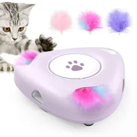 Cat Toys Pawaboo Smart Automatic Exercise Teaser Toy Training Self-moving Kitten For Indoor Playing Pet Accessories