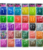 20 цветов Резиновая красочная полоса лечения упаковка 600 шт.
