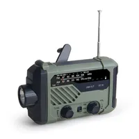 Radio Portable Radio Hand Crank AM FM NOAA Emergency 3in1 Reading Lamp Flashlight Solar Charging Telescopic Antenna SOS Alert 221114