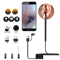 OPACK OPACK EPACK EPACK EPACK ENDOSCOPE LEPPON MINI CAMERA Picker Wax Removal Visuele mond Neus Otoscoop Ondersteuning Android PC D DHPES