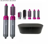 Hair Dryer 5 In 1 Electric Hair Comb Negative Ion Straightener Brush Blow Dryer Air Wrap Curling Wand Detachable Brush Kit Home 227253023