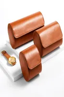 Mira Roll Travel Case Gift for Men Storage Box Chic Portable Vintage Watch Case Soporter para Gift297P3470305
