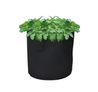 Fabric Plant Growing Bag for Vegetables Tree Planting Bag Durable Green Nursery Seedling Bag Nutrition Grow Flower Pot Thickened3800999