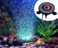 Lámpara de pescado múltiple de LED de 7colores de 7colores Lámpara de pescado múltiple de color sumergible mini luces de acuario de acuario iluminación de disco de burbujas 8811697