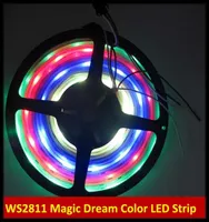 5M Magic Dream Color 133 Color Modes RGB LED LED Strip WS2811 IC 12V 5V IP67 Silicon Glue Tube SMD 5050 150leds1306514