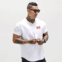 Magliette da uomo maglietta da uomo maglietta estiva patchwork her hirt fitness whirtness workout casual streetwear 2022